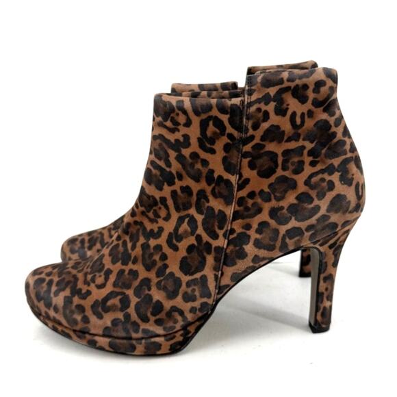 NEW Paul Green Caliente Leopardino Sahara Leopard Print Booties Size 10 US - Picture 3 of 12